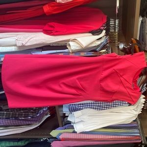 Cheap because I am too lazy to put much effort in. Bright pink size 4 AP dress